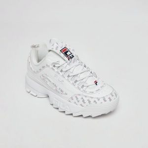 White FILA Disruptor Sneakers